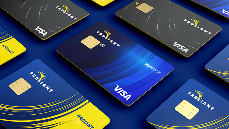 collage of truliant credit cards