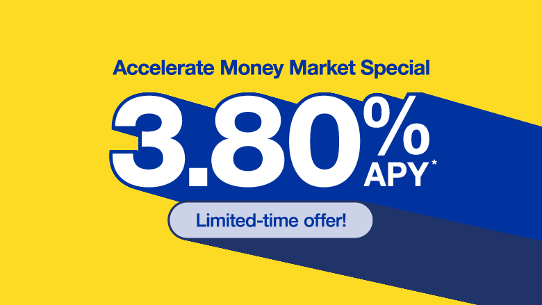 accelerate money market special 3.80% APY