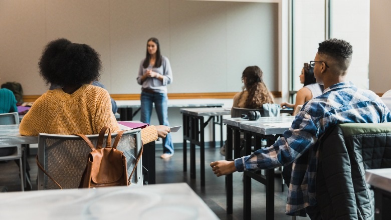 students in a classroom