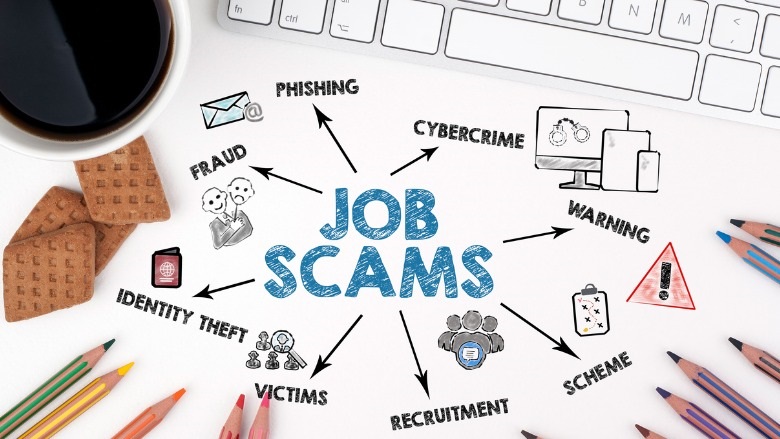drawing of job scams 