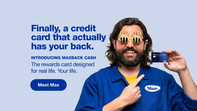finally a credit card that actually has your back, introducing maxback cash
