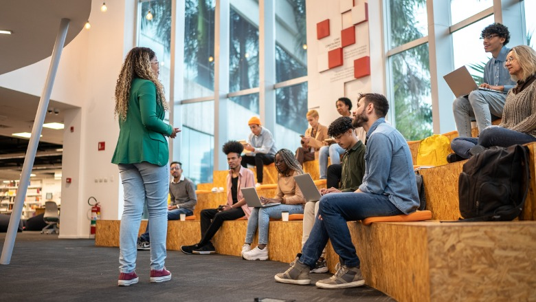 Young Adults at a workshop