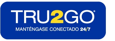 tru2go blue logo with tag