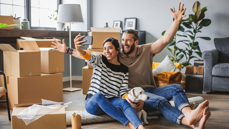 Couple excited about their new home