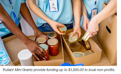 Truliant Mini Grants offers meals and more to our communities