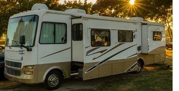 RV at a Campsite