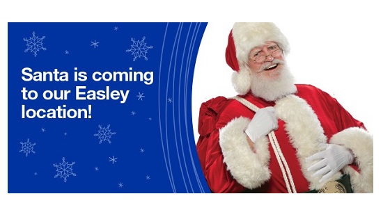 Santa is coming to Easley