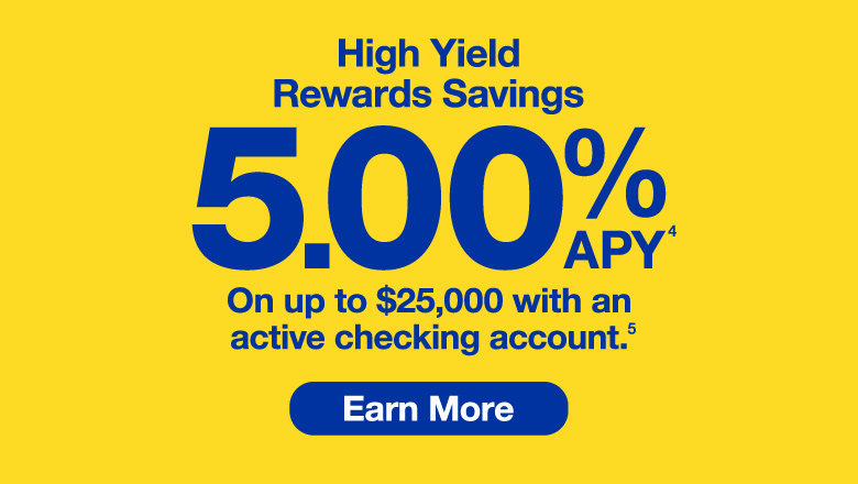High Yield Rewards Savings 5.00% APY