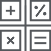 calculator symbols