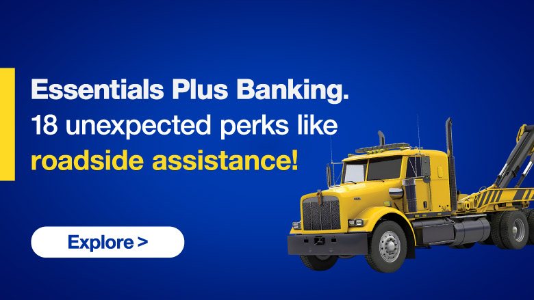 essentials plus banking with roadside assistance